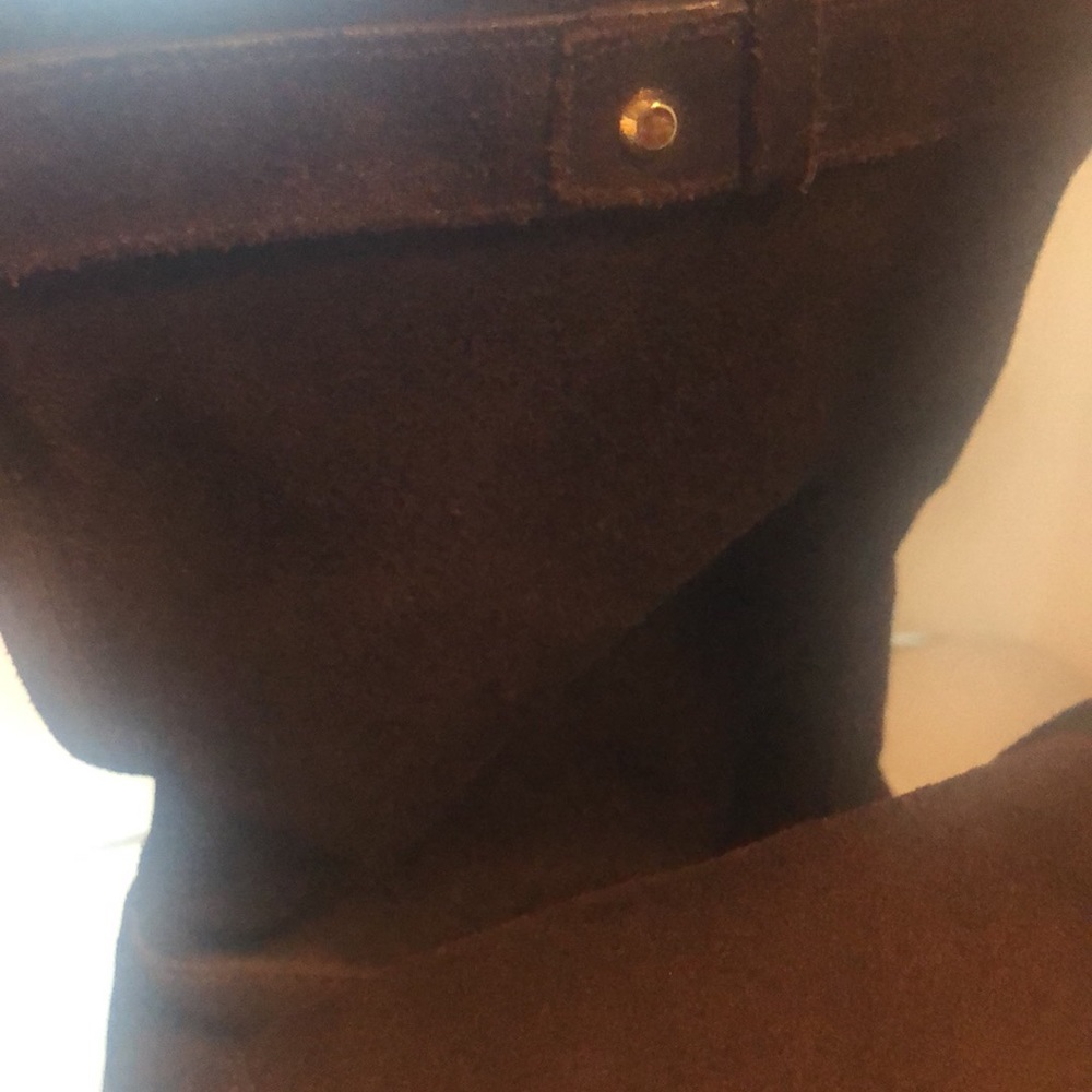 Women’s fall Rhea fringe brown suede Michael Kors warm comfort tall boots - Picture 10 of 16